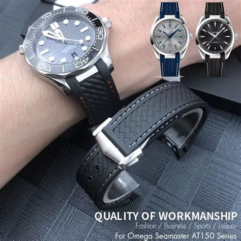 omega seamaster metal strap replacement|omega seamaster rubber strap 20mm.